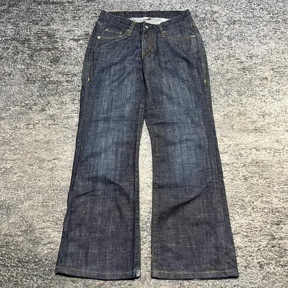 Levi's Curvy Boot Cut Jeans Womens 8 (29x30) Vintage Y2K Flare Grunge Western - Picture 1 of 16